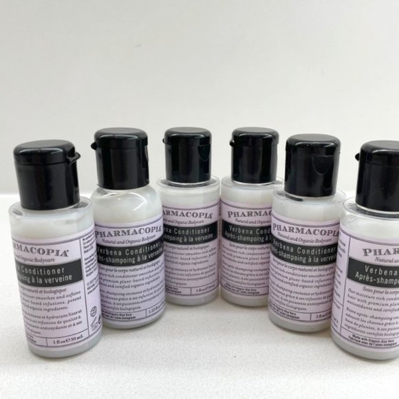 Pharmacopia Natural & Organic Verbena Conditioner-Set of 6 Travel Size - Picture 1 of 4